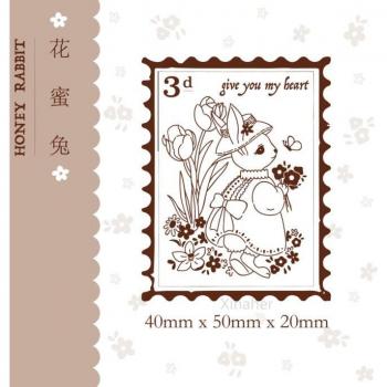 DIY Wooden Rubber Stamp for Scrapbooking