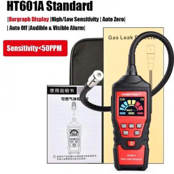 HABOTEST HT601 Gasleck-Tester Handheld 9999 PPM mit LCD-Farbanzeige