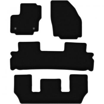 Tappetini Velluto Nero per Ford Galaxy Mk2 Fl 7 Posti (2012‑2015)