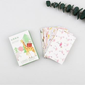 Set Postal Forestal 28 Cartas