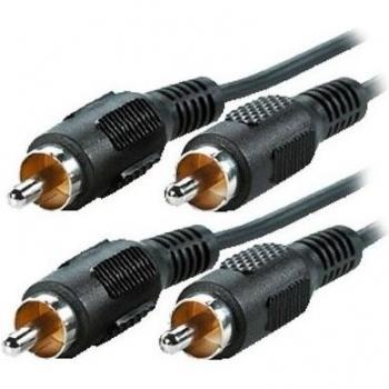 Adaptador de audio 5 m, 2xRCA macho – BIWOND