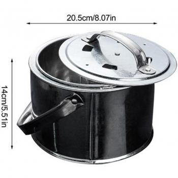 Calefactor de Carbón Portátil para Uso Exterior