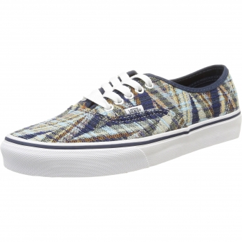 Vans U Authentic Sneakers, Multicolour (Woven Chevron/Dress Blues/True White)