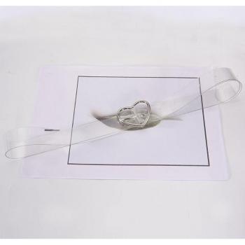 Cinturón Transparente para Vestidos Ceñidos