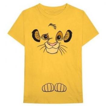 Camiseta de algodón con diseño de Simba, El Rey León, unisex, talla M