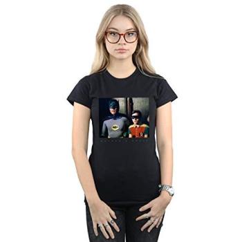 T-shirt Dc Comics Duo de Héros Noir