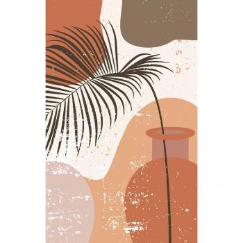 Tableau Terracotta Organique – 50x80 cm, Fabriqué en France