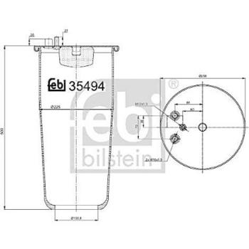 FEBI BILSTEIN 35494 Luftfederbalg