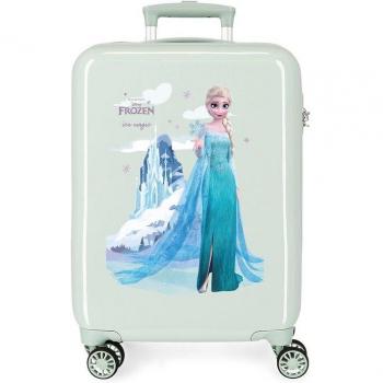 Maleta de cabina Frozen Arendelle Is Magic Verde 38×55×20 cm 34 L