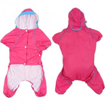 Thick Rainproof One-Piece Raincoat for Small Pets