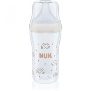 NUK Perfect Match Feeding Bottle with Temperature Control White 260 ml