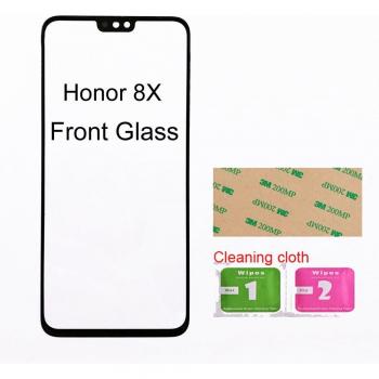 Pieza de Repuesto Cristal Frontal Huawei Honor 8C 8X (Sin Pantalla Táctil LCD)