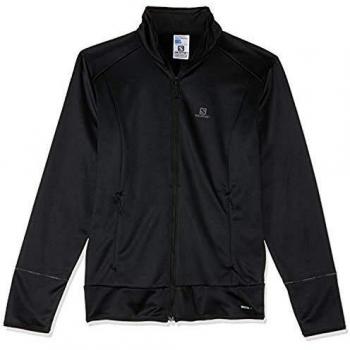 Salomon Felpa Discovery Full Zip Blu Donna
