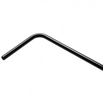 Barrow Hardtube Wasserkühlungsschlauch, 14/12mm, 90°, 630mm, schwarz