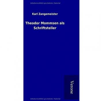 Theodor Mommsen als Schriftsteller