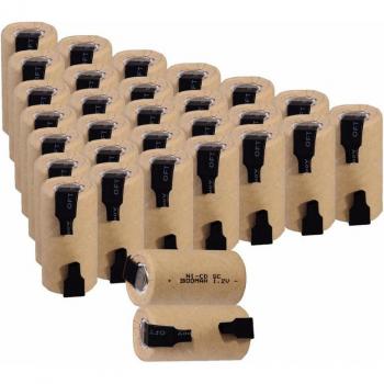 1-20pcs Rechargeable Sub C Ni-Cd Battery 1.2V 2800mAh for Power Tools