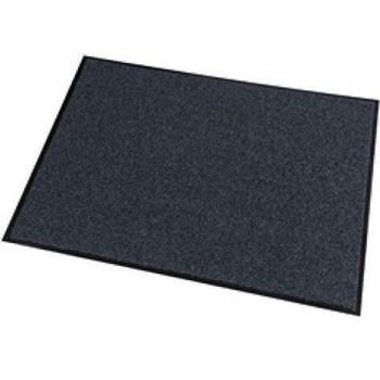 Tapis de sol en matériau recyclé gris 90 x 150 cm