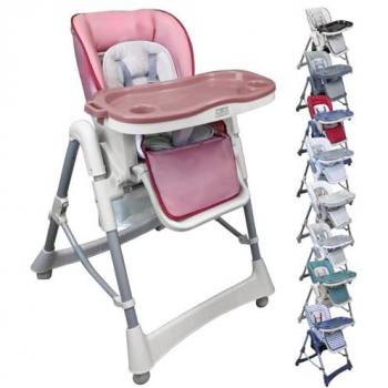 Bébé‑Chair High – Chaise haute, réglable et pliable, Ptit‑Rosa