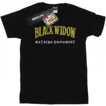 Black Widow T-Shirt for Girls 5-6 Years