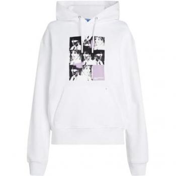 Hoodie Karl Lagerfeld Femme Blanc