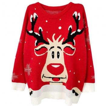 Winter Round Neck Maternity Knit