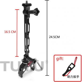 TUYU Aluminium Selfie Extension Pole for Insta360 One X R and GoPro Max