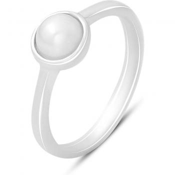 Anello argento con perle naturali