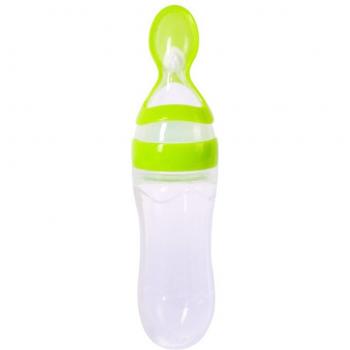 90ml/120ml Baby Feeding Squeeze Bottle with Spoon