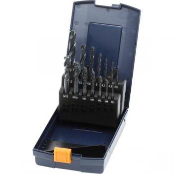 Maschi a macchina per fori ciechi e punte elicoidali 1.5mm Garant