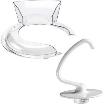 Tapa de colada y gancho de masa para Kitchenaid, repuesto WPW10616906 AP6888146 PS12723742 K45 K45SS KSM75 KSM90