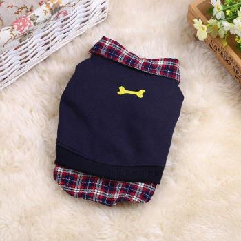 Cotton Dog Shirt for Autumn