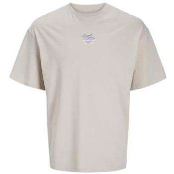 T‑shirt uomo Ames di Jack & Jones in beige relaxato