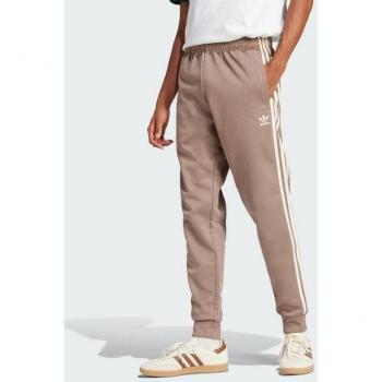 Adidas Pantaloni Superstar Uomo Marrone Poly Mesh