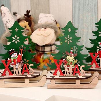Reindeer & Snowman Wooden Puzzle