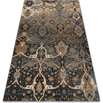 Cognac Multicolore Tappeto Omega Kirman Orientale (Lana) 235x350