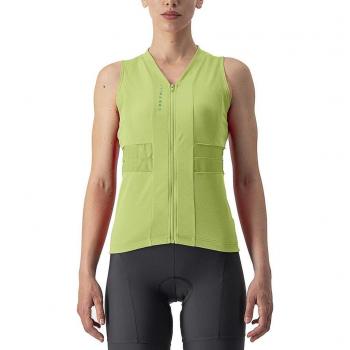 Top Ciclismo Castelli Anima 4 Verde Brillante Donna