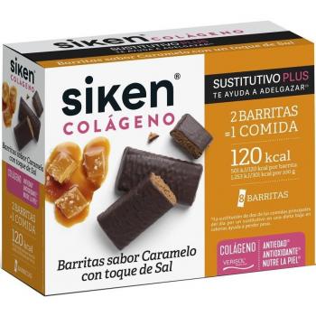 Siken-Barrita Energética Siken Caramelo 8 Unidades