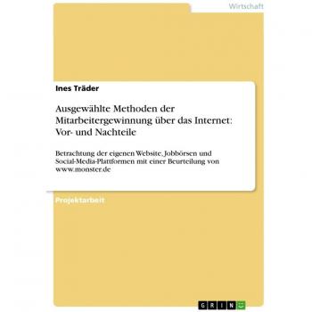 Ausgewählte Methoden der Mitarbeitergewinnung über das Internet: Vor