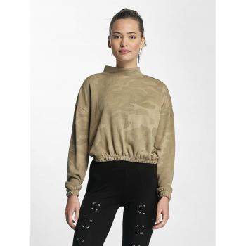 UC Damen Camouflage Rollkragen T-Shirt