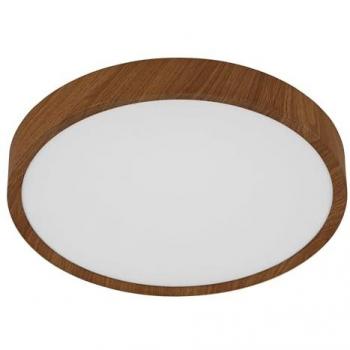 EGLO GIGLIO LED Deckenleuchte Holzoptik 14,6W Ø340mm Warmweiß