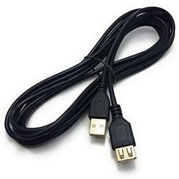 MainCore 0.50m Long Gold Plated USB 2.0 Male to Female Extension Cable Lead