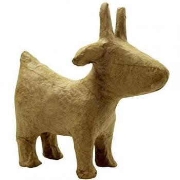 Figurine Chêvre à Décorer en Papier Pulpé