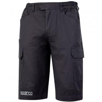 Bermuda Cargo con Elastici ai Fianchi Grigio L