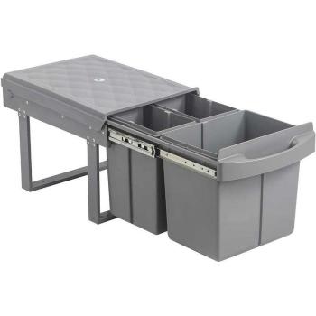 Pattumiera cucina 3 scomparti 31 Lt