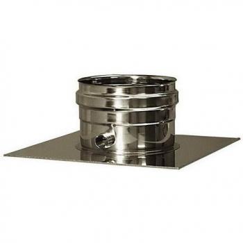 Piastra drenante a canna fumaria DN 250, costruzione in acciaio inox 316