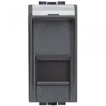 Bticino Connettore Dati FP LL RJ45 Toolless UTP Cat5E Antracite