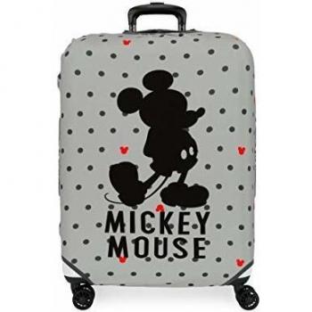 Joumma Bags Funda para maleta mediana Mickey gris