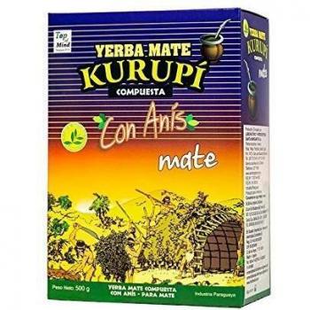 Yerba Mate Kurupi con anis, 500 grs Especial para mate