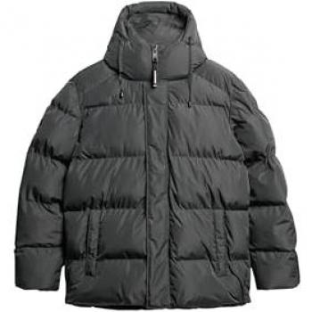 Superdry Ebony Hooded Thermal Sports Puffer