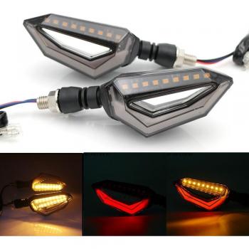 Evomosa Motorcycle LED Turn Signal Light 10 mm